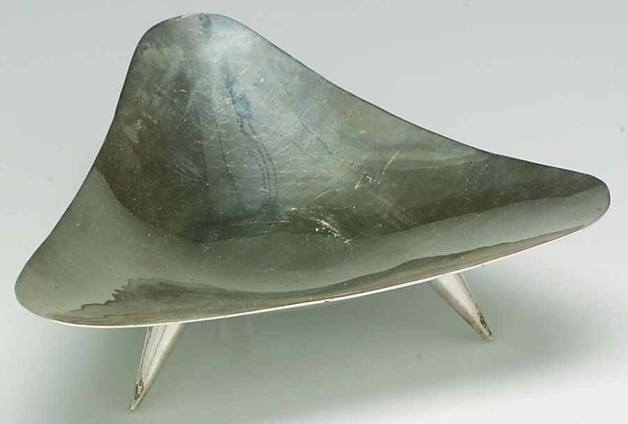 Sterling Hollowware Sterling Footed Bon Bon Bowl by Juvento Lopez Reyes-1