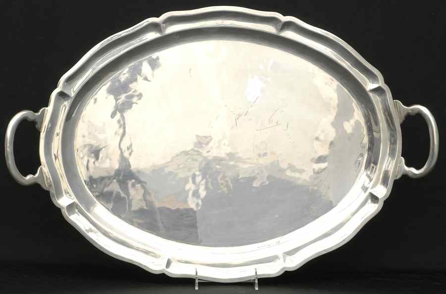 Sterling Hollowware 22" Waiter Tray by Juvento Lopez Reyes-1