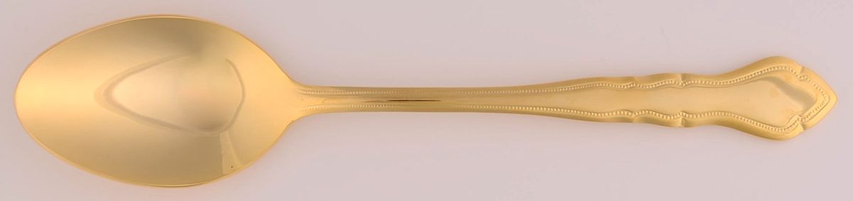 Elegance (Goldelectroplate) Place/Oval Soup Spoon by Japan-1