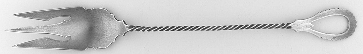 JSK9 (Sterling) Solid Serving Fork by JB & SK Knowles Silver-1