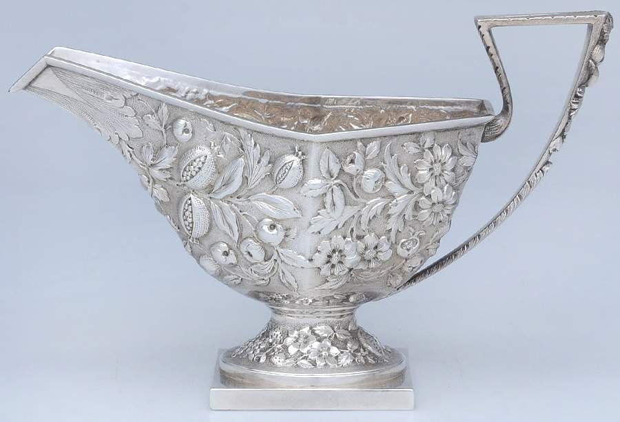 Repousse (Sterling, Hollowware) Gravy Boat by Jenkins & Jenkins-1