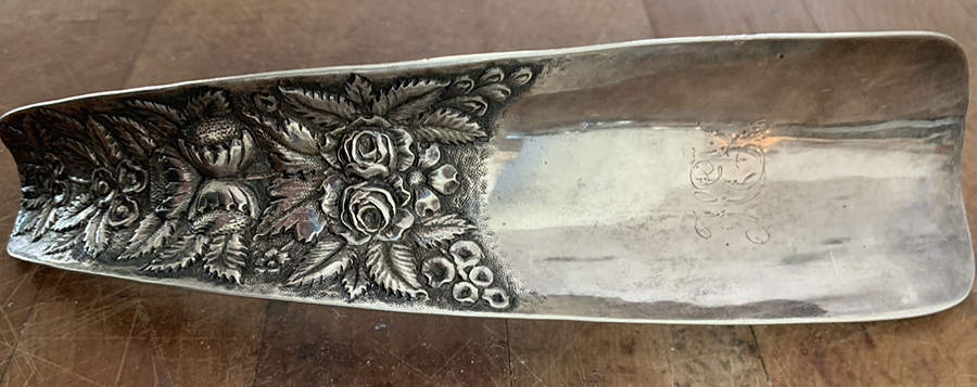 Repousse (Sterling, Hollowware) Shoe Horn by Jenkins & Jenkins-1