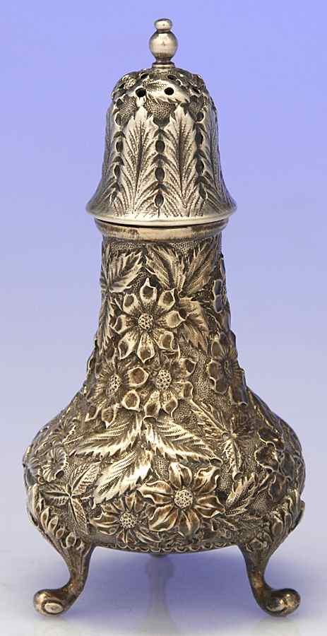 Repousse (Sterling, Hollowware) Salt Shaker by Jenkins & Jenkins-1
