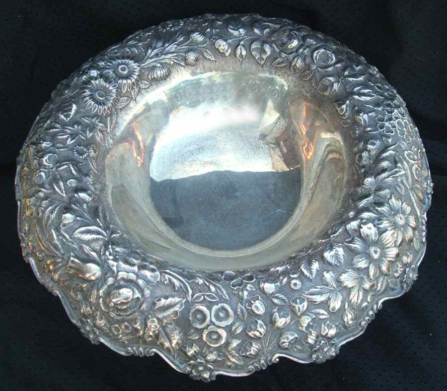 Repousse (Sterling, Hollowware) Sterling Centerpiece by Jenkins & Jenkins-1