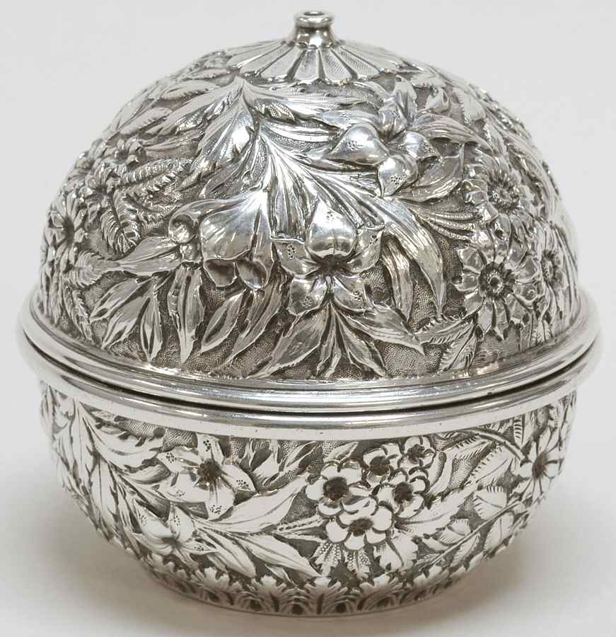 Repousse (Sterling, Hollowware) String Holder by Jenkins & Jenkins-1