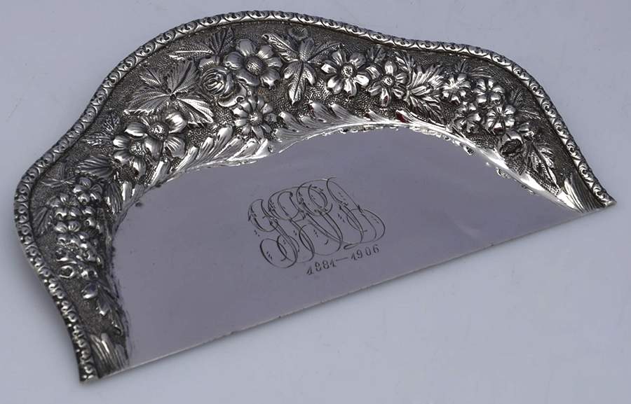 Repousse (Sterling, Hollowware) Individual Table Crumber by Jenkins & Jenkins-1