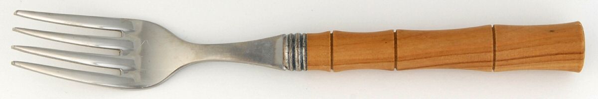 Olive Wood (Stainless, Wood) Individual Salad Fork by Juliska Flatware-1