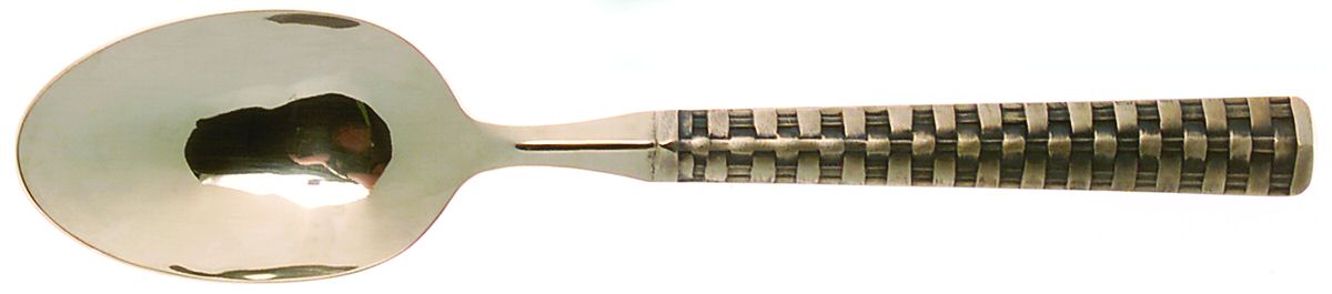 Bronze Weave (Bronzeware) Place/Oval Soup Spoon by Joseph Abboud-1