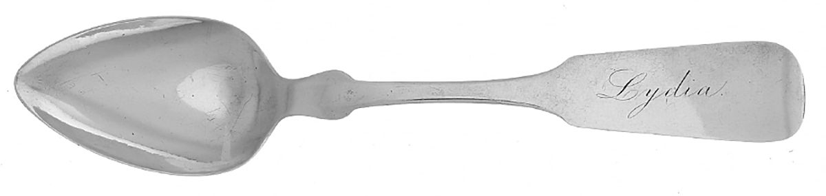 Coin Silver Flatware Teaspoon by James Sanders-1