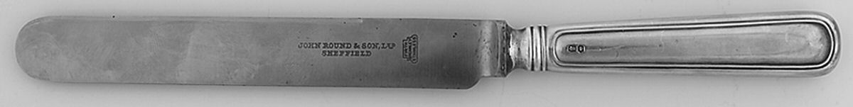 JRF1 (Sterling) Old French Hollow Knife with Bolster by John Round & Son, Ltd-1