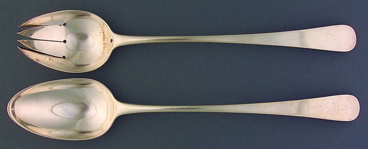 JLA1 (Sterling) Solid Oversized Serving Salad Set by John Lambe-1
