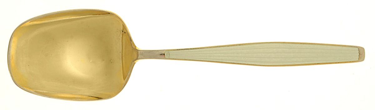 JTO4 (Sterling) Solid Serving Spoon by J. Tostrup (Norway)-1