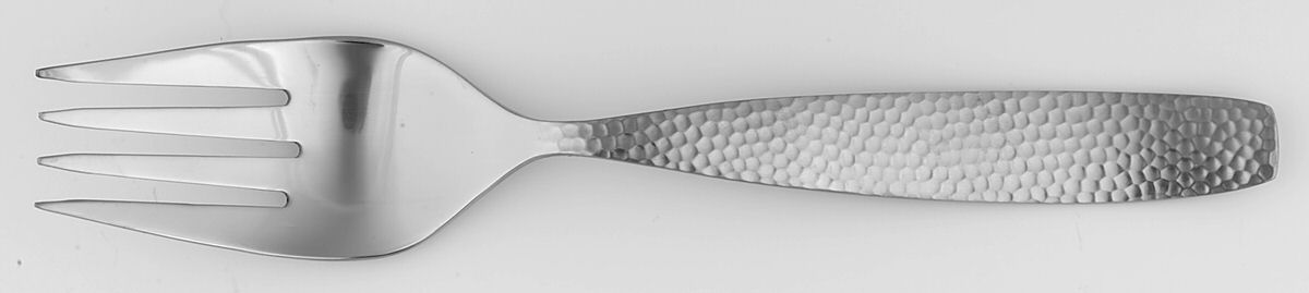Hammer Five (Stainless) Medium Solid Cold Meat Serving Fork by Joseph Abboud-1