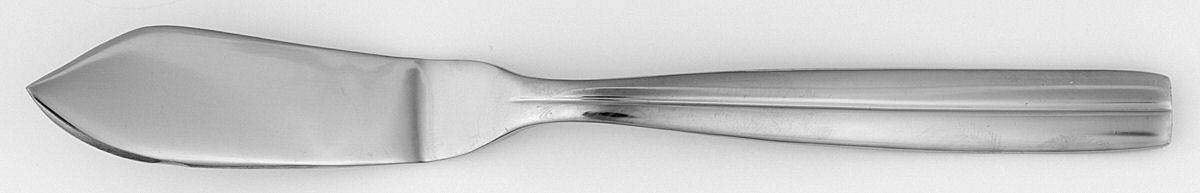 Longitude (Stainless) Flat Handle Master Butter Knife by Joseph Abboud-1