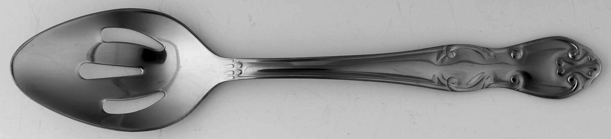 Baroque(Stainless) Pierced Tablespoon (Serving Spoon) by Jcpenney-1