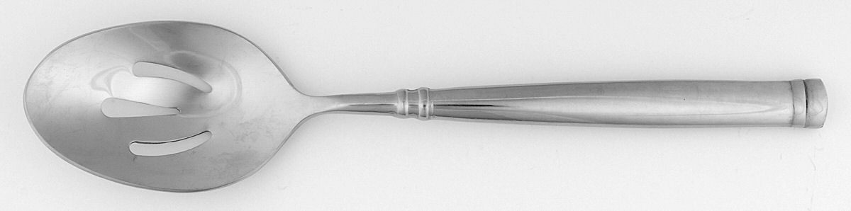 Milano (Stainless) Pierced Tablespoon (Serving Spoon) by Joseph Abboud-1