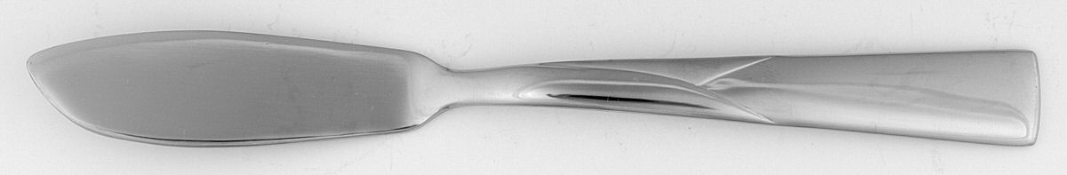 Vine (Stainless) Flat Handle Master Butter Knife by Joseph Abboud-1