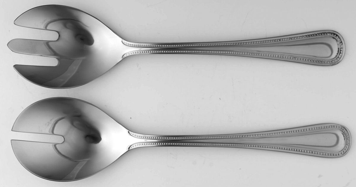 Pearl (Stainless) (2 Pc) Solid Salad Set by Jcpenney-1