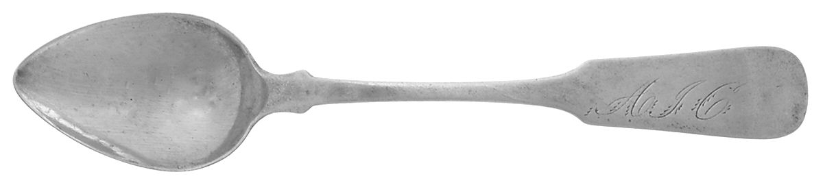 Coin Silver Flatware Five O'Clock Teaspoon by John S Putnam-1