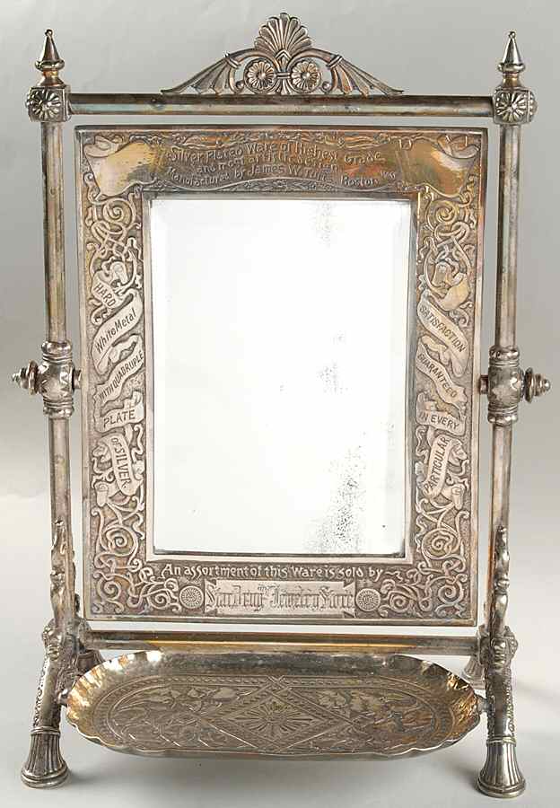 Advertising Signs Advertising Mirror & Silver Tray - 1 Piece by James Tufts-1
