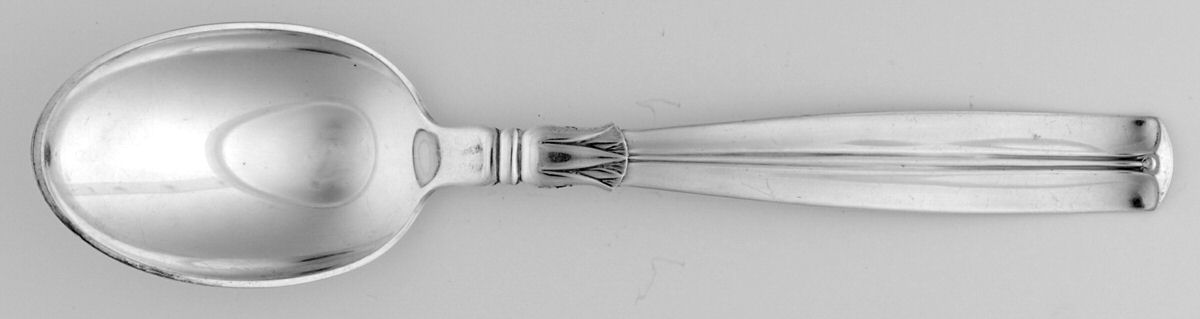 J7G9 (Sterling) Tablespoon (Serving Spoon) by Johannes Siggaard-1