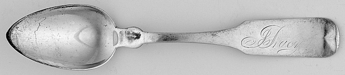 Coin Silver Flatware Teaspoon by James Madison Barrows-1