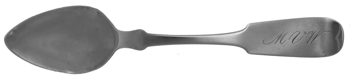 Coin Silver Flatware Teaspoon by Johnson & Godley-1