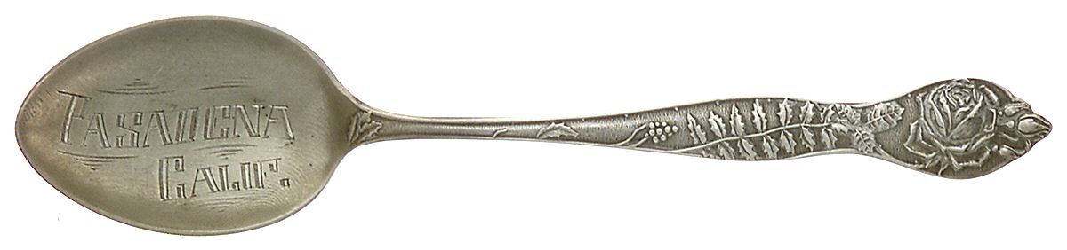 JOM5 (Sterling) Souvenir Spoon (Five O'Clock) by Joseph Mayer (USA)-1