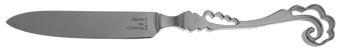 Falbala (Stainless) New French Solid Knife by Jaune De Chrome-1