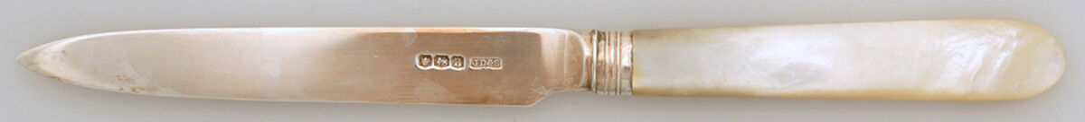 Pearl Handle Flatwae 1 (Sterling) Pearl Handle Individual Fruit Knife by James Dixon & Sons-1