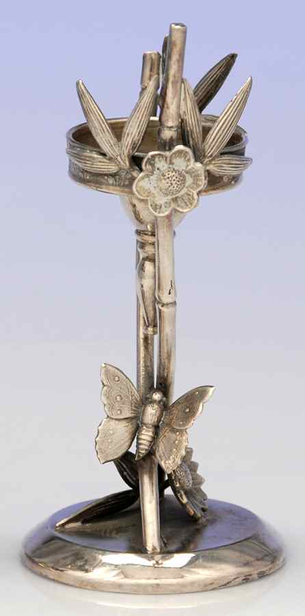 1078 (Silverplate, Hollowware) 4" Console Candleholder by James Tufts-1