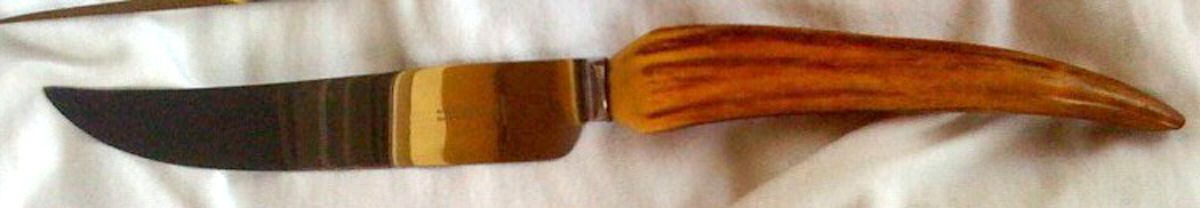 JSS4 (Stainless) Small Steak Carving Knife with Stainless Blade by John Sanderson & Son-1