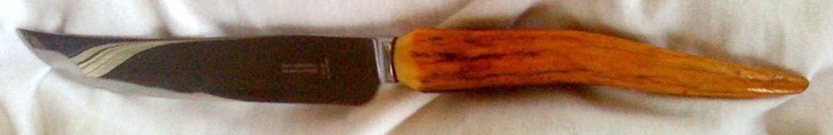 JSS4 (Stainless) Individual Steak Knife Hollow Handle by John Sanderson & Son-1