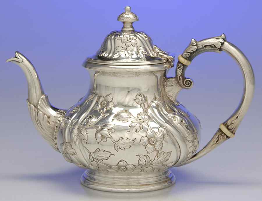 337 (Sterling, Hollowware) Teapot by Jenkins & Jenkins-1