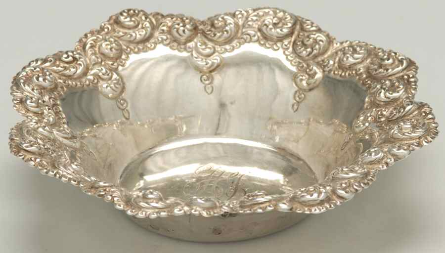290 (Sterling, Hollowware) 6" Bon Bon Bowl by JF Fradley-1
