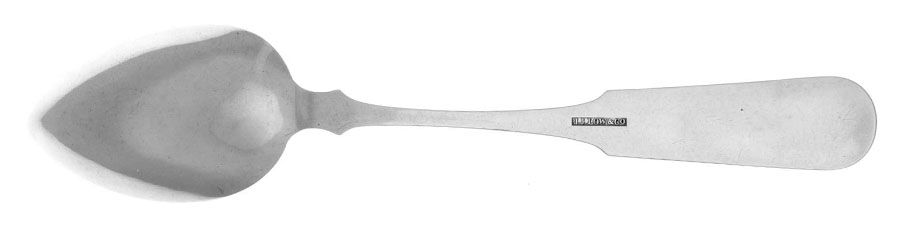 Coin Silver Flatware Tablespoon (Serving Spoon) by John J. Low & Co.-2