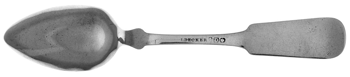 Coin Silver Flatware Teaspoon by James Decker-3