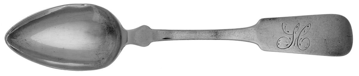 Coin Silver Flatware Teaspoon by James Decker-1