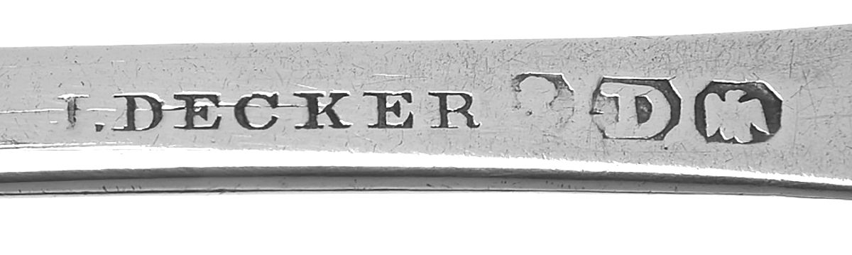 Coin Silver Flatware Teaspoon by James Decker-2