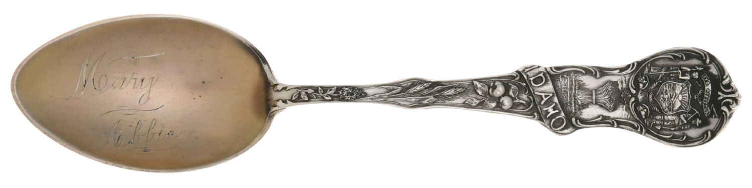States & Cities Souvenir Spoons(Sterling) Idaho Teaspoon by Joseph Mayer (USA)-1