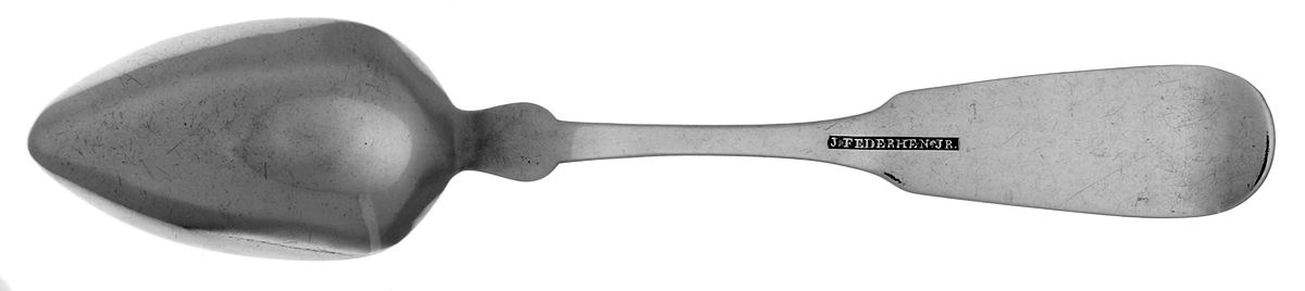 Coin Silver Flatware Teaspoon by John Federhen Jr-2