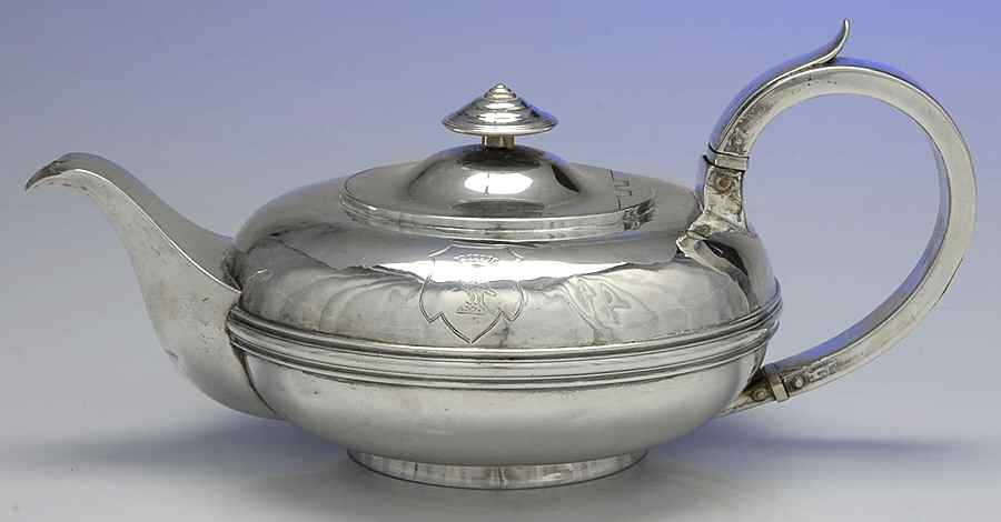 JKE1 (Sterling, Hollowware) Teapot by James Barber & William North-1