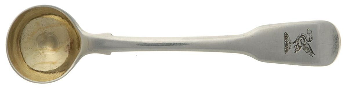 JLD1 (Sterling) Master Salt Spoon by John Holland-1