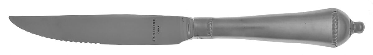 Berry and Thread (Stainless) Steak Knife Individual Hollow, Serrate HC by Juliska Flatware-1