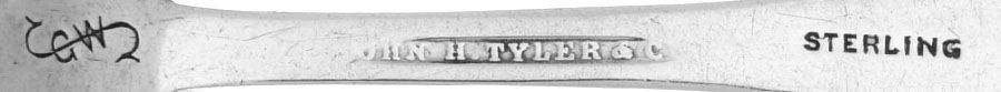 Coin Silver Flatware Five O'Clock Teaspoon by John H Tyler & Co-3
