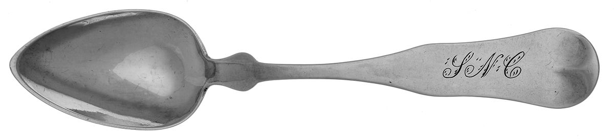 Coin Silver Flatware Teaspoon by J. Kirkham-1