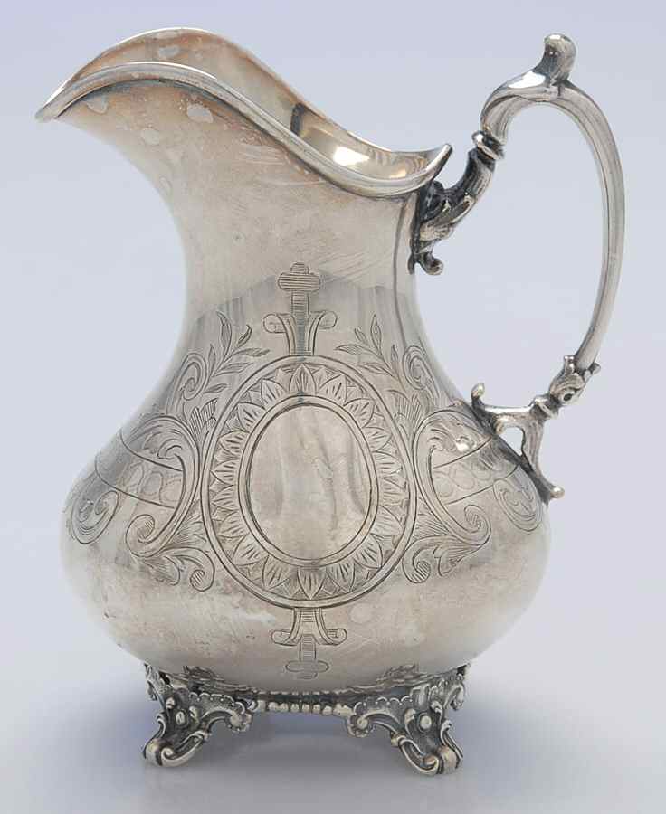 JGW1 (Silverplate, Hollowware) Creamer by Jonas&George Bowen-1