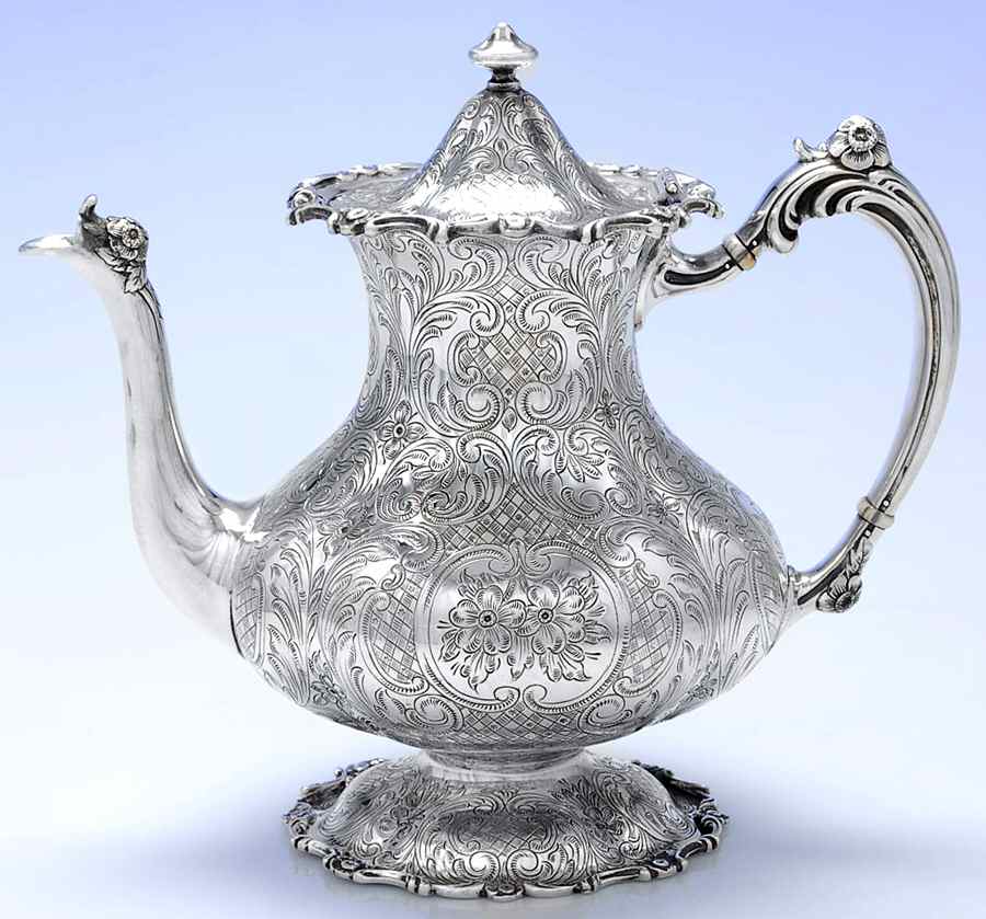 581S (Sterling, Hollowware) Coffee Pot by J E Caldwell-1