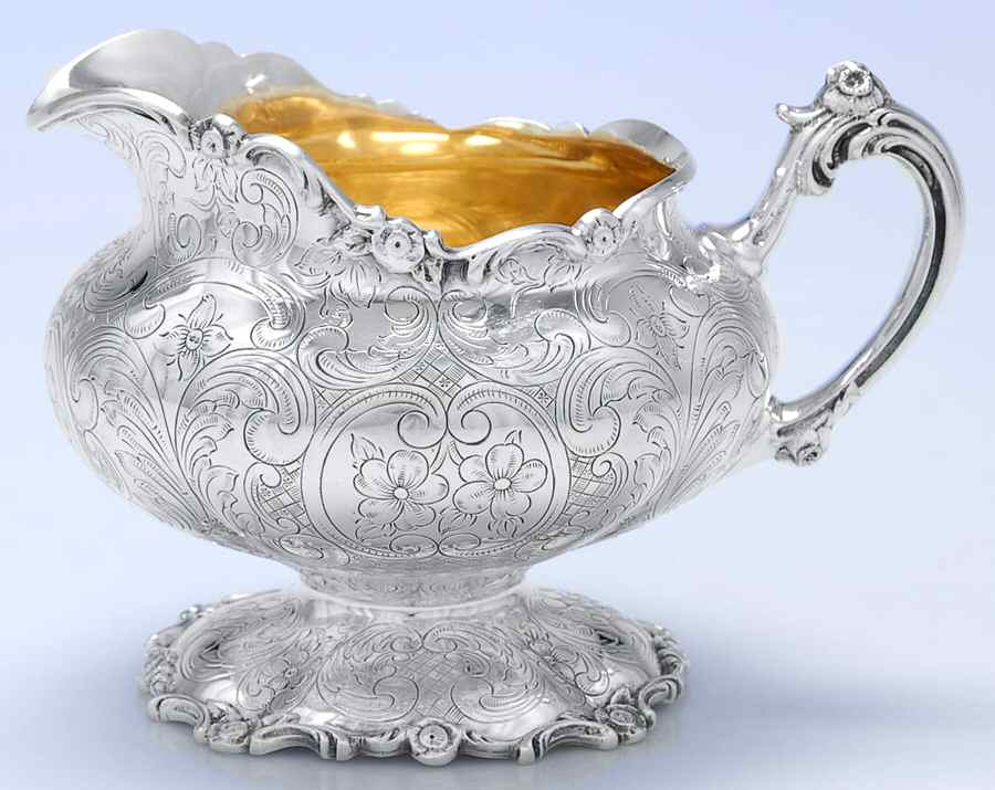 581S (Sterling, Hollowware) Creamer by J E Caldwell-1