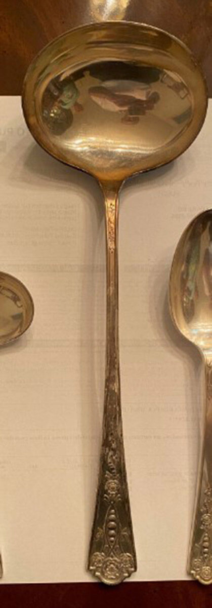 Jds12 (Sterling) Solid Soup Ladle by James Dixon & Sons-1